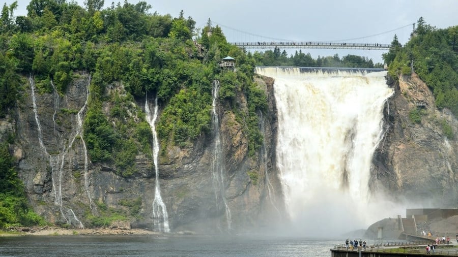 Le cascate Montmorency — Trenta metri più alte del Niagara
