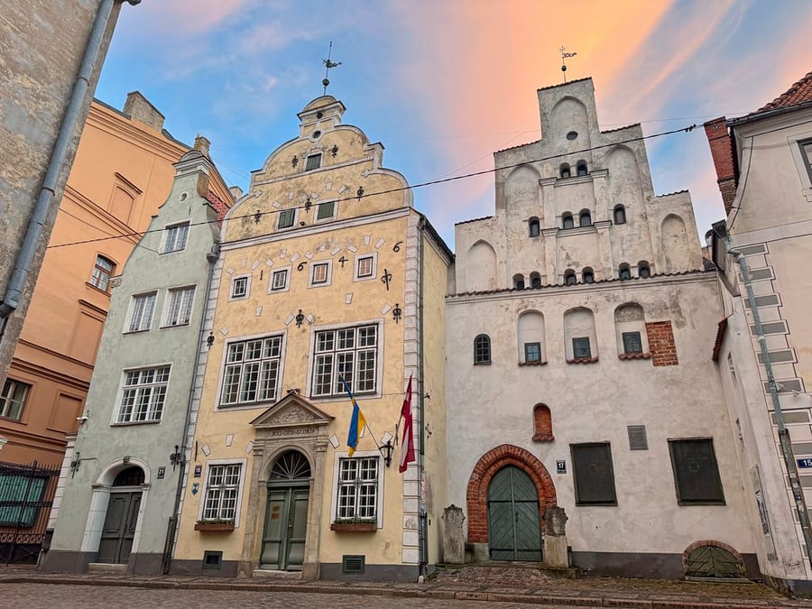 The Three Brothers — Three houses telling three centuries of civic architecture