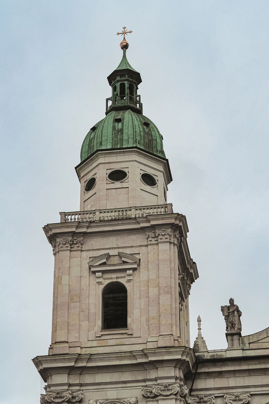 St Peter's Abbey — The onion-domed tower of the oldest Benedictine monastery in the German-speaking world