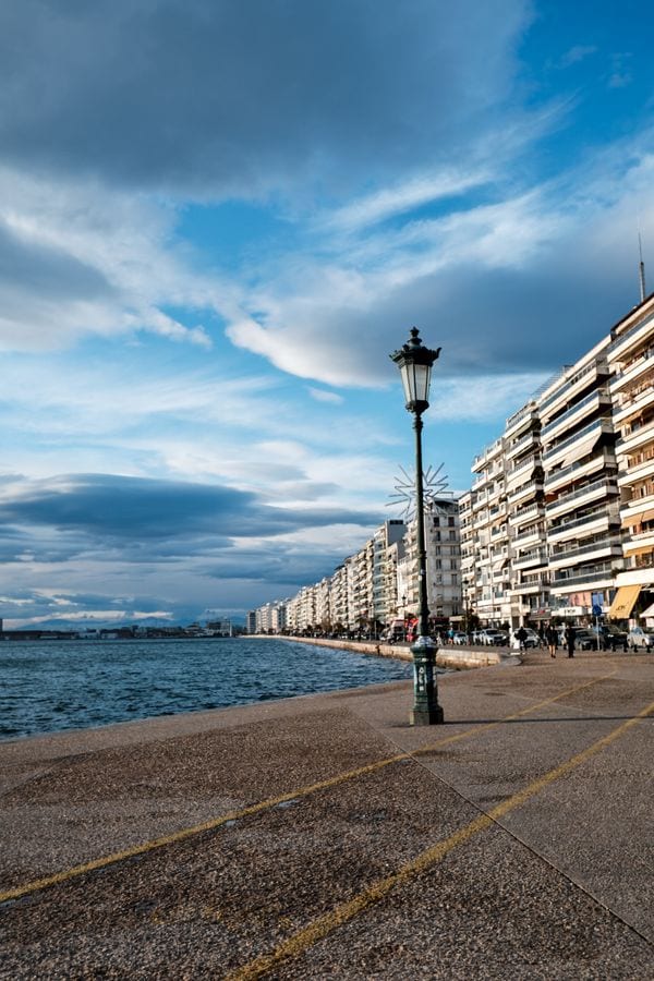Il lungomare di Salonicco — La passeggiata affacciata sul golfo Termaico