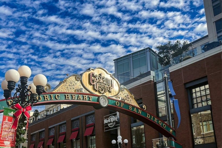 Il Gaslamp Quarter — Sedici isolati vittoriani nel cuore della città