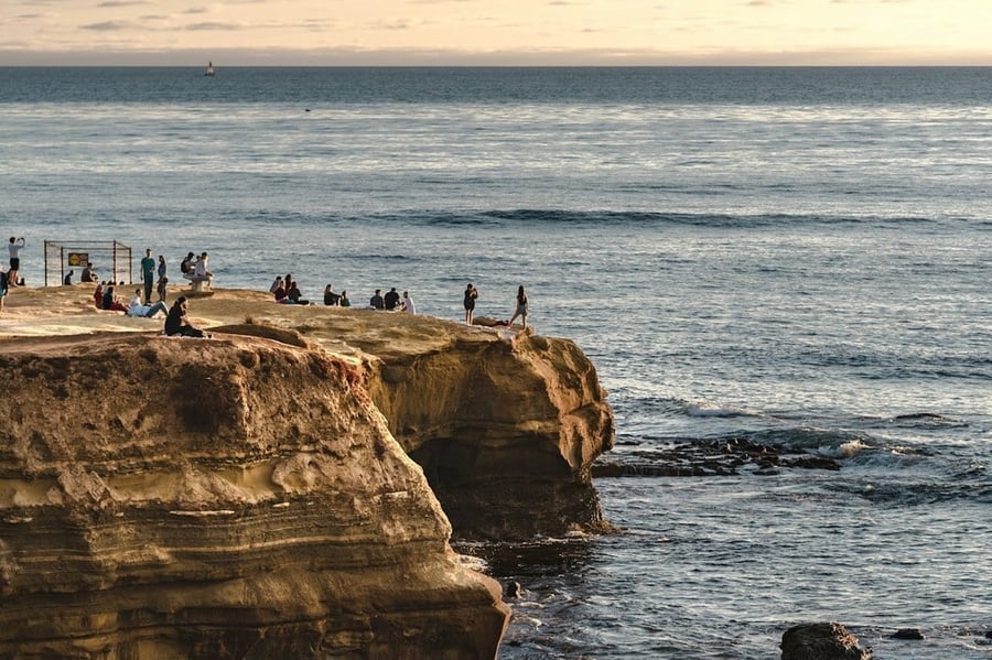 Sunset Cliffs — Le scogliere di arenaria affacciate sul Pacifico