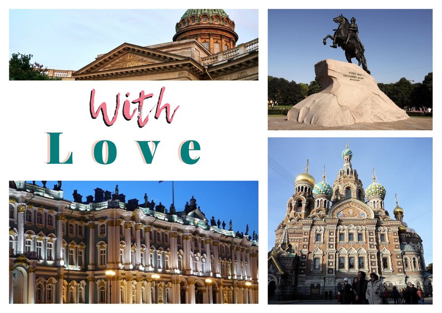 With Love da San Pietroburgo — Cattedrale di Kazan', Il Cavaliere di Bronzo, Salvatore sul Sangue Versato e Palazzo d'Inverno