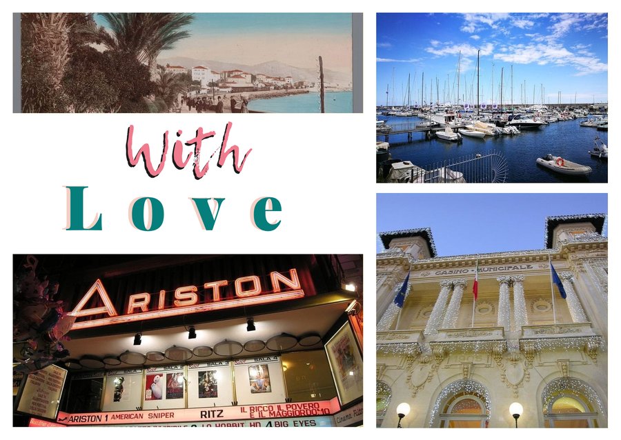 With Love da Sanremo — Le palme di Sanremo, Portosole, Il Casinò di Sanremo e Il Teatro Ariston