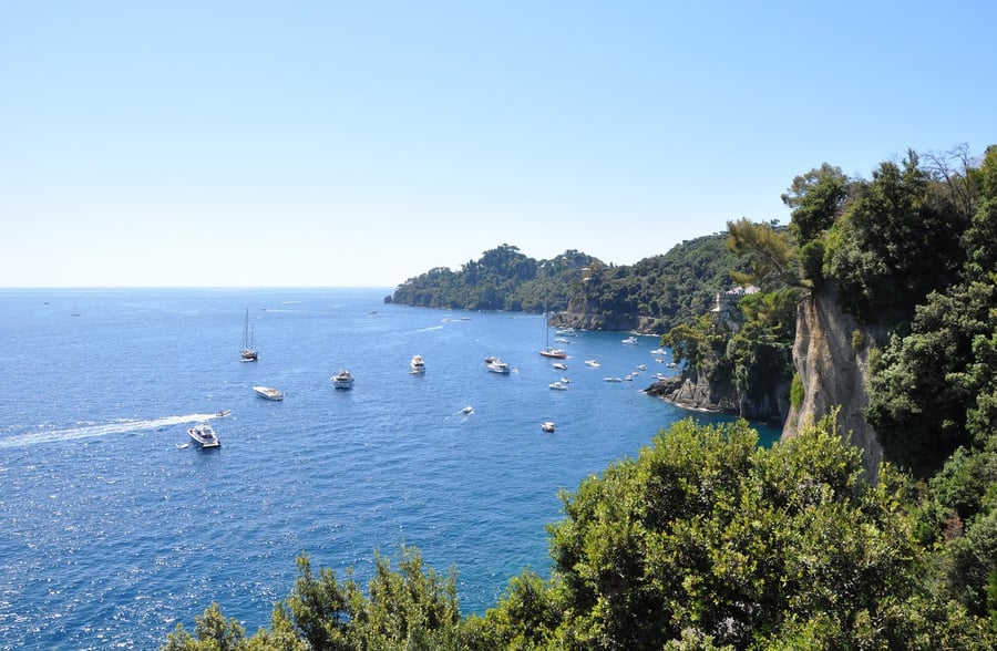 Paraggi Bay — The tiny cove between Santa Margherita and Portofino