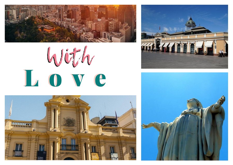 With Love da Santiago del Cile — Il Cerro Santa Lucía, Il Mercado Central, Il Cerro San Cristóbal e La Plaza de Armas