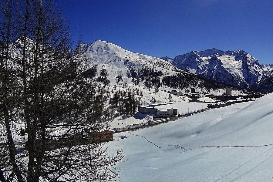 The slopes of the Via Lattea — One of Europe's largest ski areas