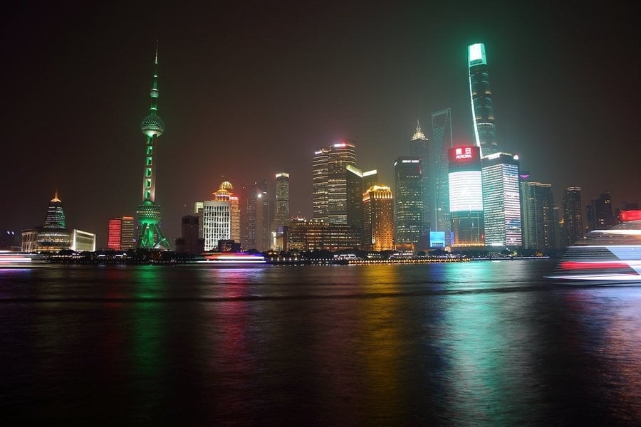 Skyline di Pudong — Tre grattacieli record cresciuti in trent'anni su risaie