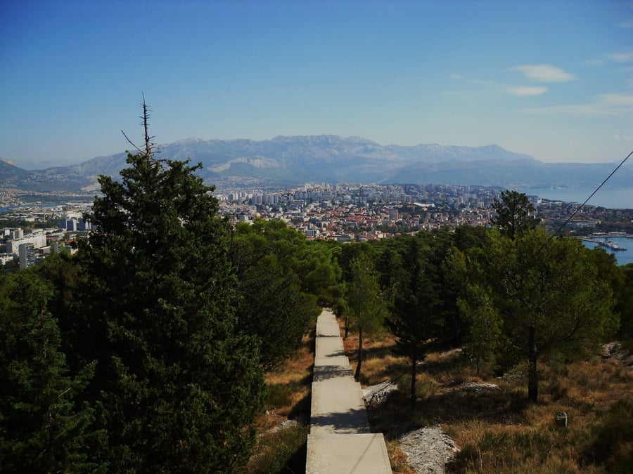 Collina di Marjan — Il polmone verde della città con vista sulle isole dalmate