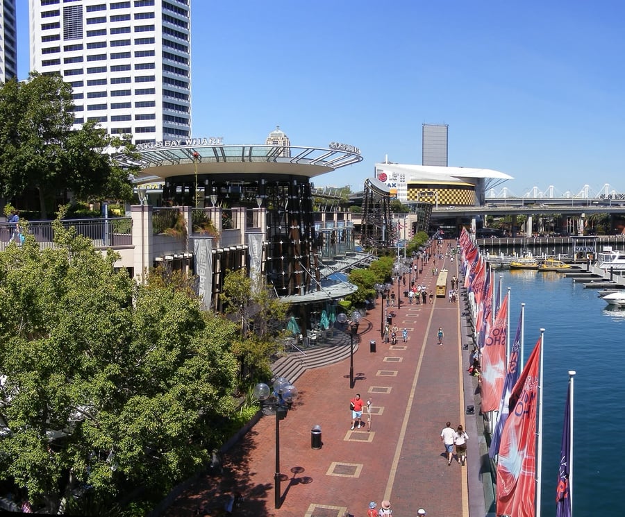 Darling Harbour — Il waterfront di intrattenimento affacciato sul porto di Sydney