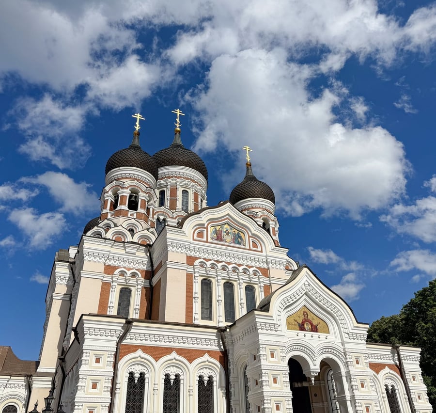 Alexander Nevsky Cathedral — The onion domes that symbolise Orthodox Tallinn