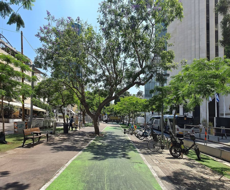 Rothschild Boulevard — Il viale nato con la città nel 1909