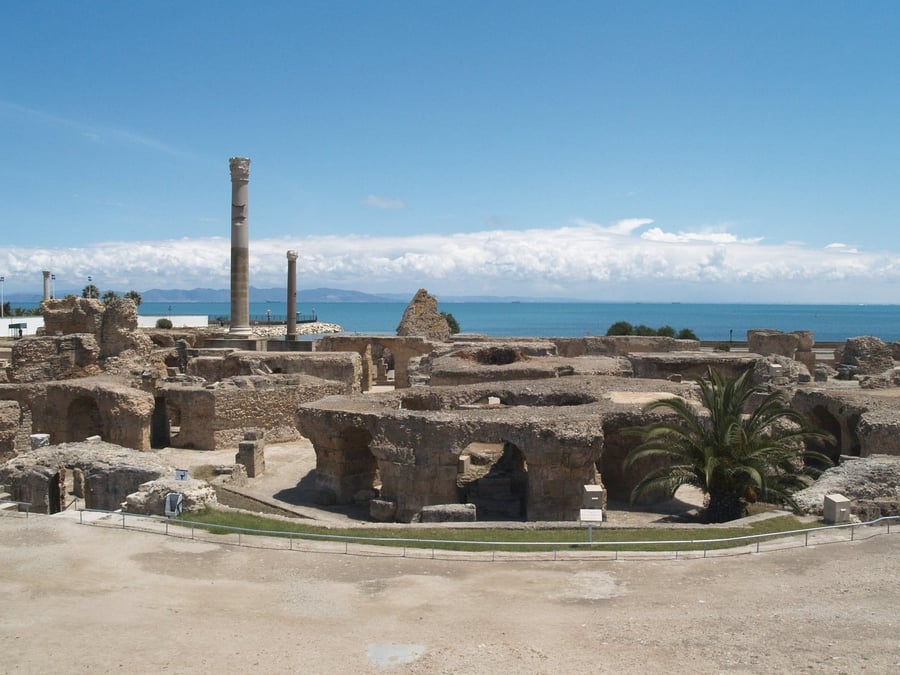 Terme di Antonino, Cartagine — Le più grandi terme romane costruite in Africa