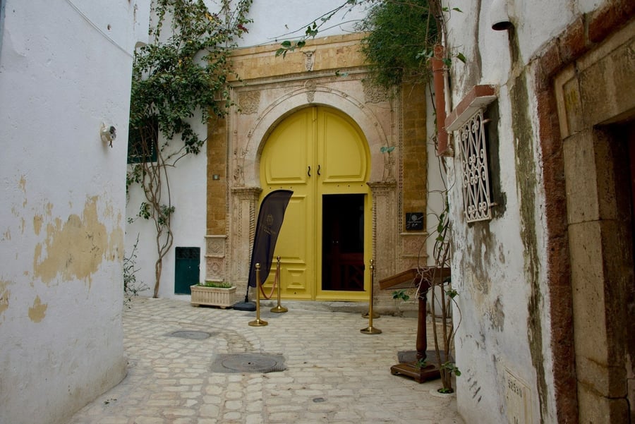 Medina di Tunisi — Il dedalo di vicoli intorno alla Grande Moschea Zitouna