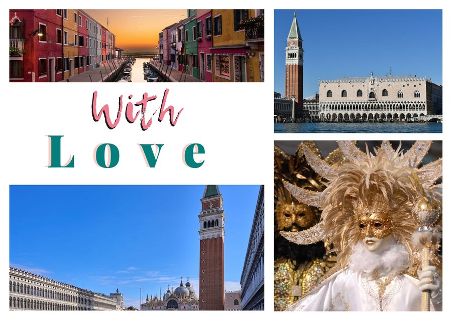 With Love da Venezia — Burano, Palazzo Ducale, Il Carnevale e Piazza San Marco