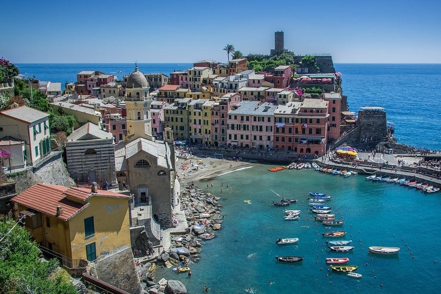 The little harbour — The heart of one of the Cinque Terre villages