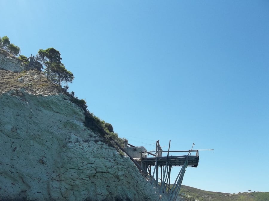 Trabucco di Punta Lunga — Le antiche macchine da pesca del Gargano