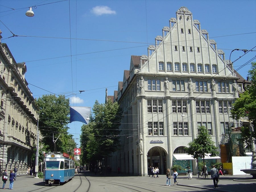 Bahnhofstrasse — One of the most expensive shopping streets in the world