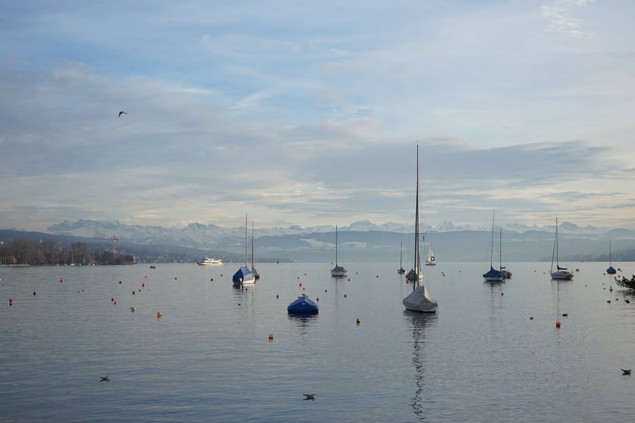 Lake Zurich — The water opening the city toward the Alps